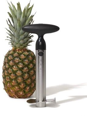 Oxo Black and Silver Pineapple Corer with Slicer